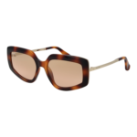 Max Mara Rechteck Sonnenbrille MM0069 5552G in Mehrfarbig – 45° Seitenansicht