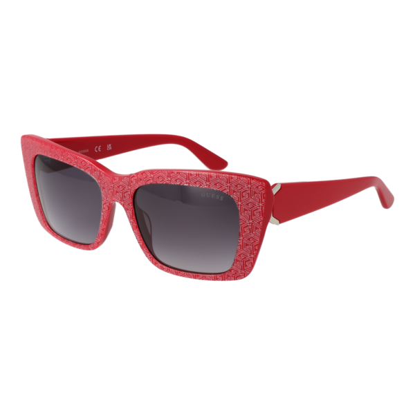 Guess Katzenaugen Sonnenbrille GU7890 5566B in Rot – 45° Seitenansicht