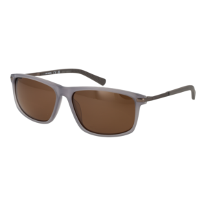 Harley-Davidson Rechteck Sonnenbrille HD0979X 5920H in Grau – 45° Seitenansicht