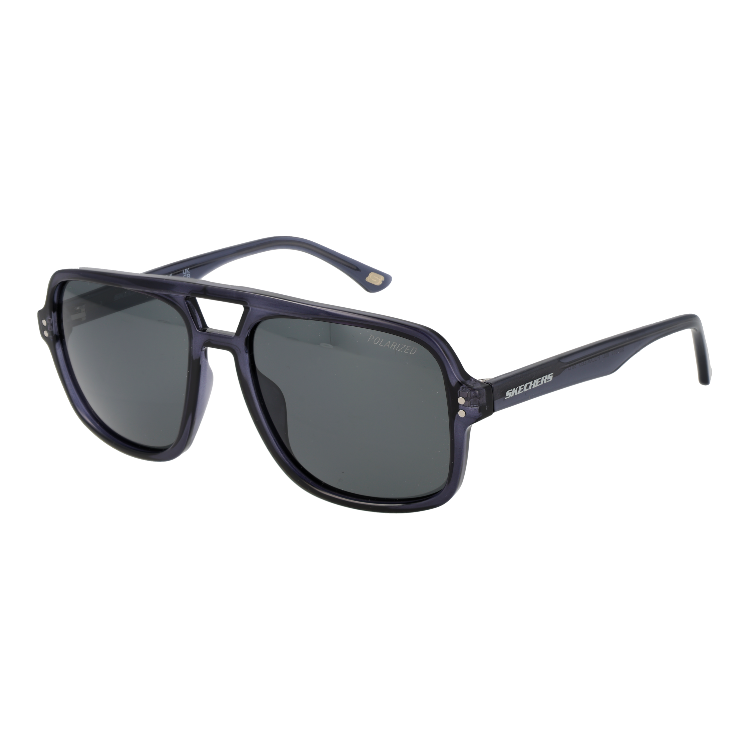 Skechers Pilotenbrille Sonnenbrille SE6269 5686D in Blau – 45° Seitenansicht