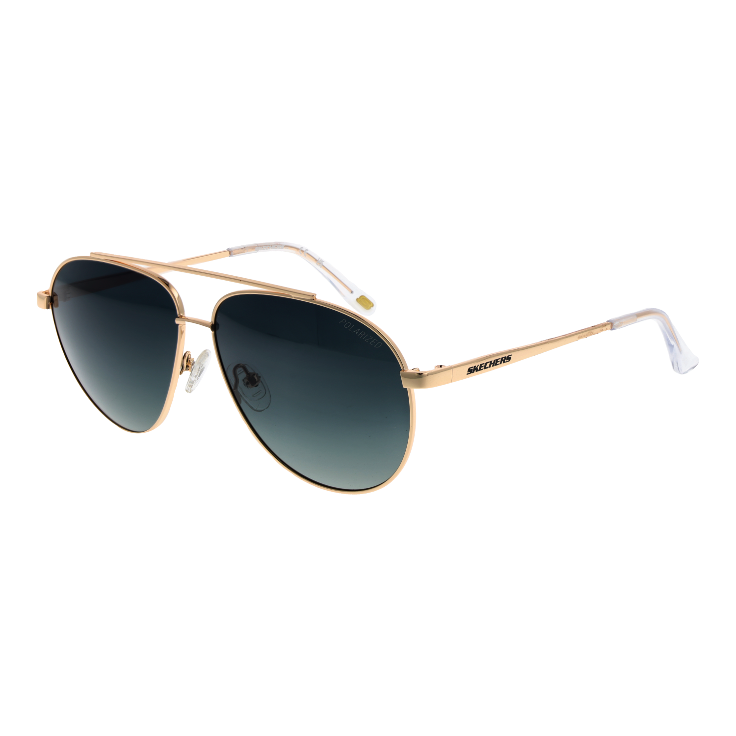 Skechers Pilotenbrille Sonnenbrille SE6276 5832R in Gold – 45° Seitenansicht