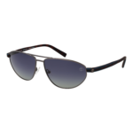 Timberland Pilotenbrille Sonnenbrille TB9324 6209D in Silber – 45° Seitenansicht