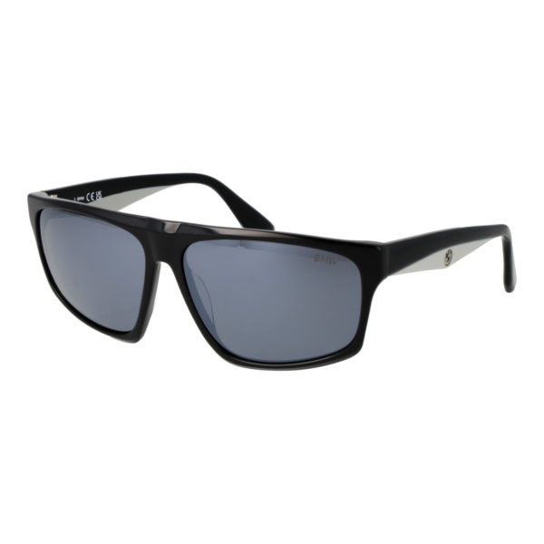 BMW Sonnenbrille BW0051-H 6102C – 45° Seitenansicht BMW Quadrat Sonnenbrille BW0051-H 6102C in Schwarz – 45° Seitenansicht