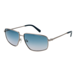 Guess Geometric Sonnenbrille GU00088 6208W in Silber – 45° Seitenansicht