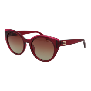 Guess Schmetterling Sonnenbrille GU7909 5369T in Rosa – 45° Seitenansicht