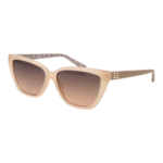Guess Katzenaugen Sonnenbrille GU7919 5857F in Beige – 45° Seitenansicht