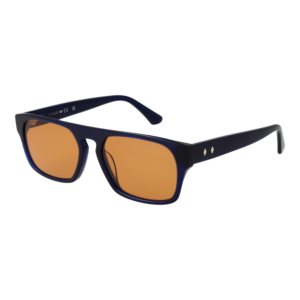 Web Rechteck Sonnenbrille WE0359 5490J in Blau – 45° Seitenansicht