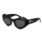 Pucci Katzenaugen Sonnenbrille EP0214 5001A in Schwarz – 45° Seitenansicht