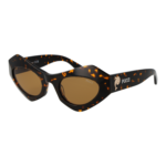 Pucci Katzenaugen Sonnenbrille EP0214 5052E in Braun – 45° Seitenansicht