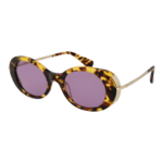 Max Mara Oval Sonnenbrille MM0080 5153Y in Mehrfarbig – 45° Seitenansicht