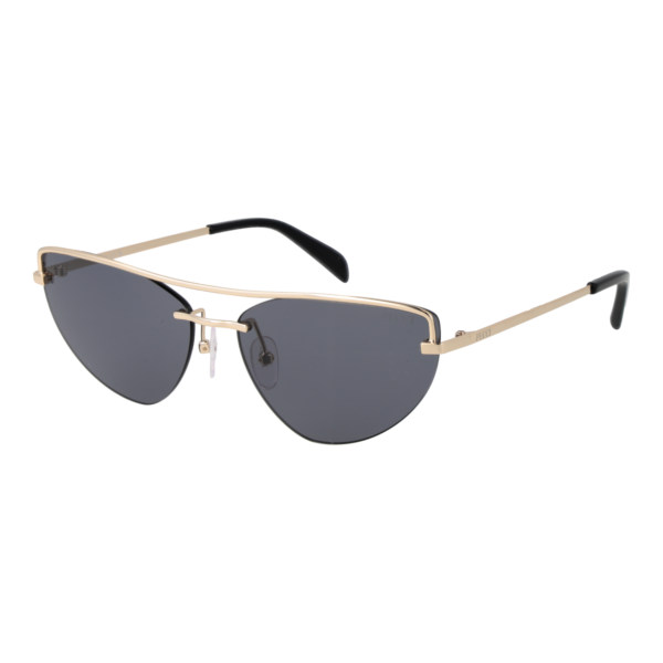 Pucci Katzenaugen Sonnenbrille EP0226 5932A in Gold – 45° Seitenansicht