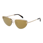 Pucci Katzenaugen Sonnenbrille EP0226 5932G in Gold – 45° Seitenansicht