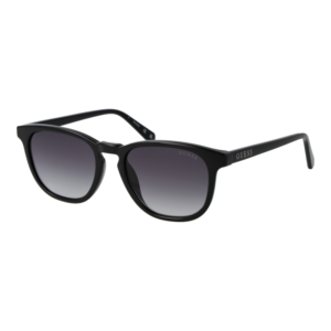 Guess Rund Sonnenbrille GU8293 4901B in Schwarz – 45° Seitenansicht