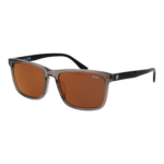BMW Rechteck Sonnenbrille BW0053-H 5520J in Grau – 45° Seitenansicht