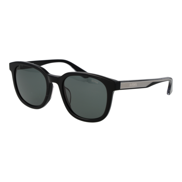 BMW Sonnenbrille BW0057-H 5101A – 45° Seitenansicht BMW Panto Sonnenbrille BW0057-H 5101A in Schwarz – 45° Seitenansicht