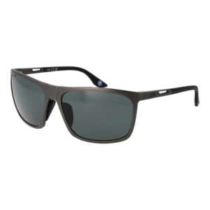 BMW Rechteck Sonnenbrille BW0058-H 6309A in Gunmetal – 45° Seitenansicht