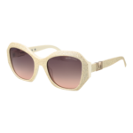 Marciano by Guess Schmetterling Sonnenbrille GM00007 5425F in Creme – 45° Seitenansicht
