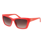 Guess Katzenaugen Sonnenbrille GU00098 5572F in Rosa – 45° Seitenansicht