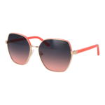 Guess Schmetterling Sonnenbrille GU00108 6074B in Gold – 45° Seitenansicht