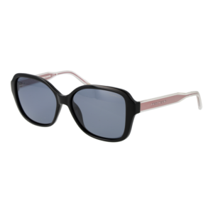 Skechers Quadrat Sonnenbrille SE6359 5701D in Schwarz – 45° Seitenansicht