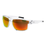 Timberland Rechteck Sonnenbrille TB00016 6526D in Transparent – 45° Seitenansicht