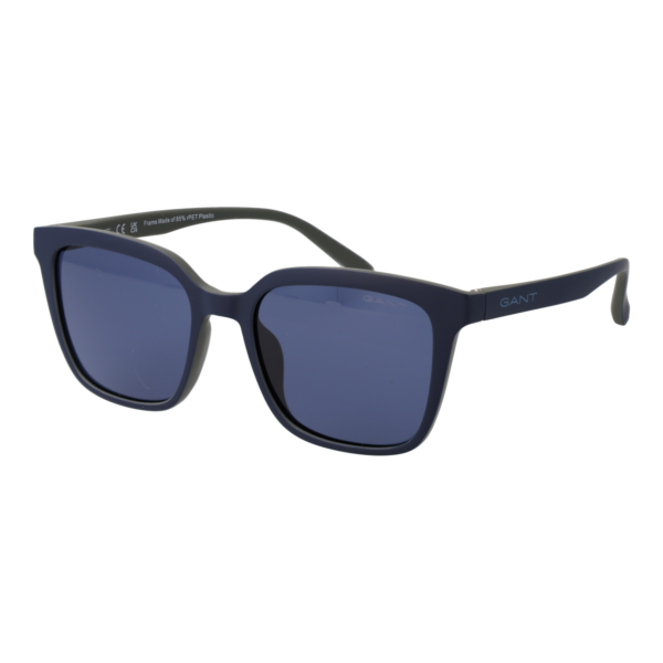 Gant Sonnenbrille GA00008 5392V – 45° Seitenansicht Gant Quadrat Sonnenbrille GA00008 5392V in Blau – 45° Seitenansicht