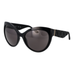 Guess Schmetterling Sonnenbrille GU00130 6101A in Schwarz – 45° Seitenansicht