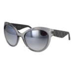Guess Schmetterling Sonnenbrille GU00130 6120C in Grau – 45° Seitenansicht