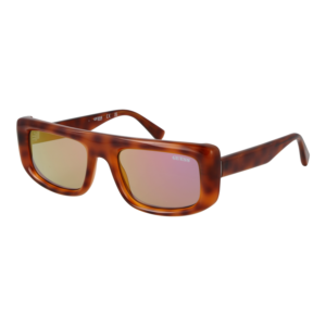 Guess Rechteck Sonnenbrille GU00138 5353C in Braun – 45° Seitenansicht