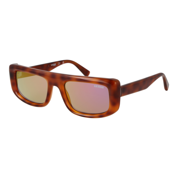 Guess Rechteck Sonnenbrille GU00138 5353C in Braun – 45° Seitenansicht