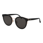 Max Mara Panto Sonnenbrille MM0104-K 6301A in Schwarz – 45° Seitenansicht