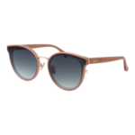 Max Mara Katzenaugen Sonnenbrille MM0104-K 6357B in Beige – 45° Seitenansicht