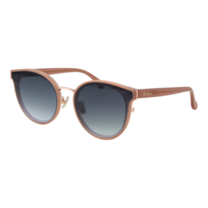 Max Mara Katzenaugen Sonnenbrille MM0104-K 6357B in Beige – 45° Seitenansicht