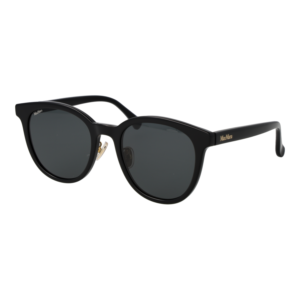 Max Mara Panto Sonnenbrille MM0106-K 5401A in Schwarz – 45° Seitenansicht