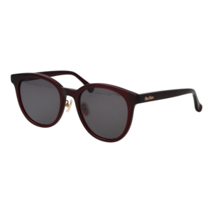 Max Mara Panto Sonnenbrille MM0106-K 5469A in Burgunder – 45° Seitenansicht