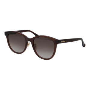 Max Mara Schmetterling Sonnenbrille MM0107-K 5545B in Braun – 45° Seitenansicht