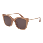 Max Mara Schmetterling Sonnenbrille MM0115-K 5357E in Beige – 45° Seitenansicht