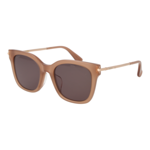 Max Mara Schmetterling Sonnenbrille MM0115-K 5357E in Beige – 45° Seitenansicht