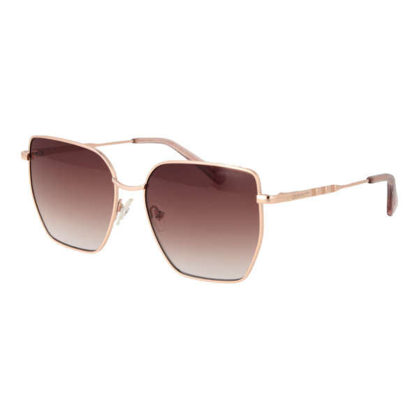 Gant Quadrat Sonnenbrille GA00011 5628F in Rosé Gold – 45° Seitenansicht