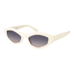 Marciano by Guess Oval Sonnenbrille GM00017 5321B in Weiß – 45° Seitenansicht