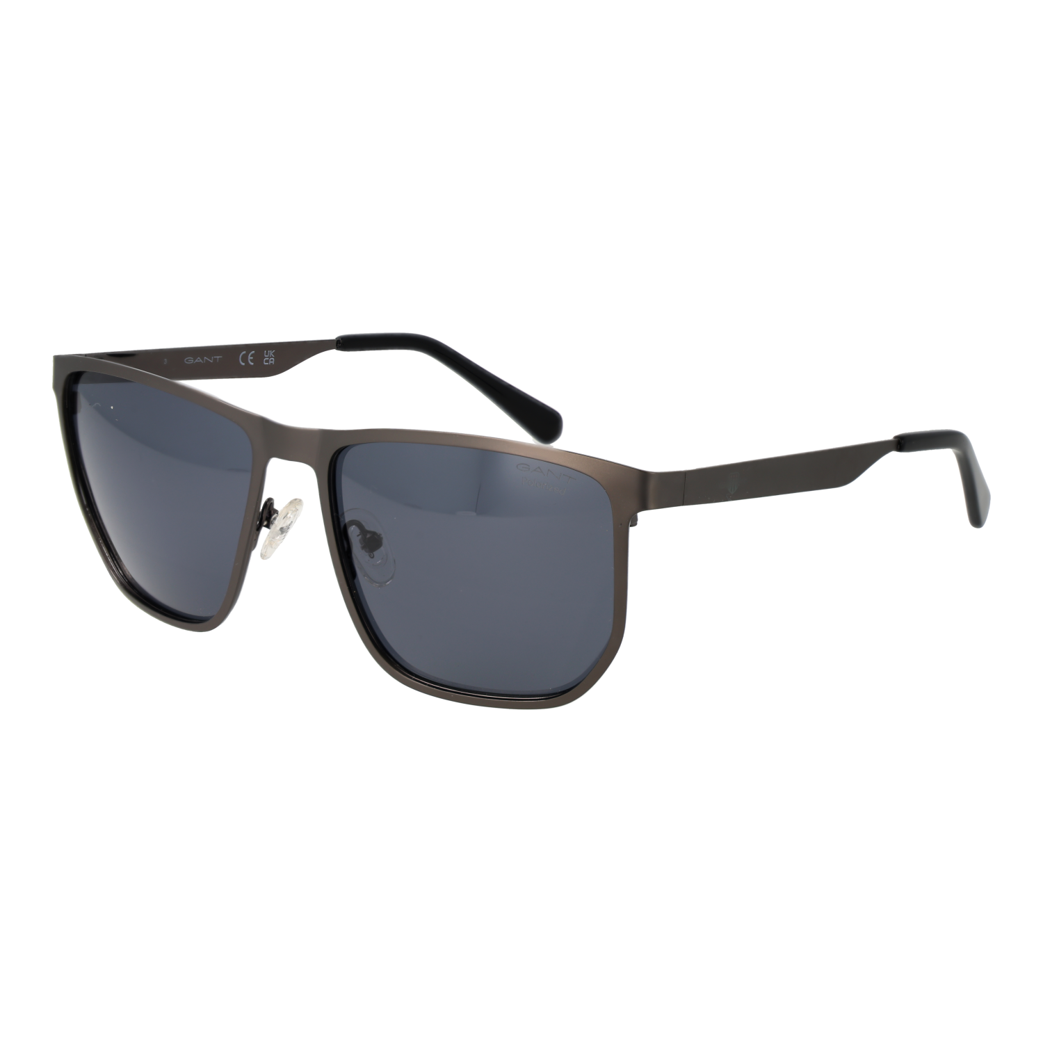 Gant Quadrat Sonnenbrille GA00014 5809A in Grau – 45° Seitenansicht
