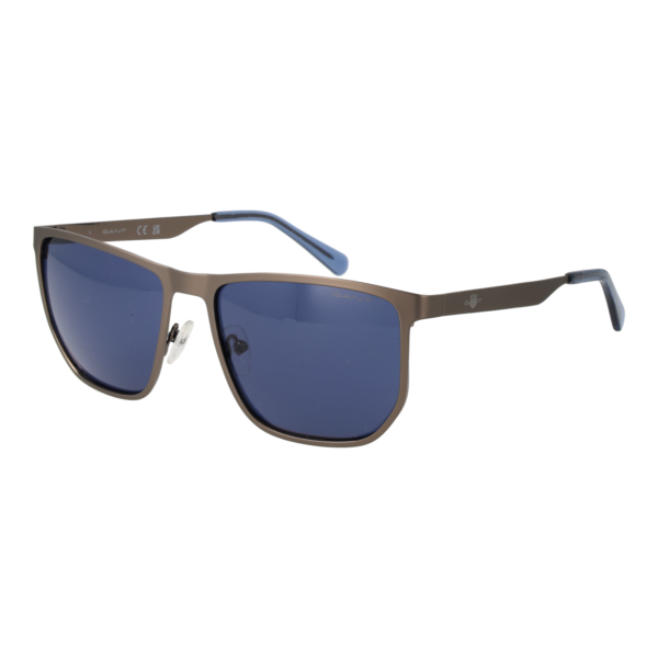 Gant Sonnenbrille GA00014 5813V – 45° Seitenansicht Gant Quadrat Sonnenbrille GA00014 5813V in Gunmetal – 45° Seitenansicht