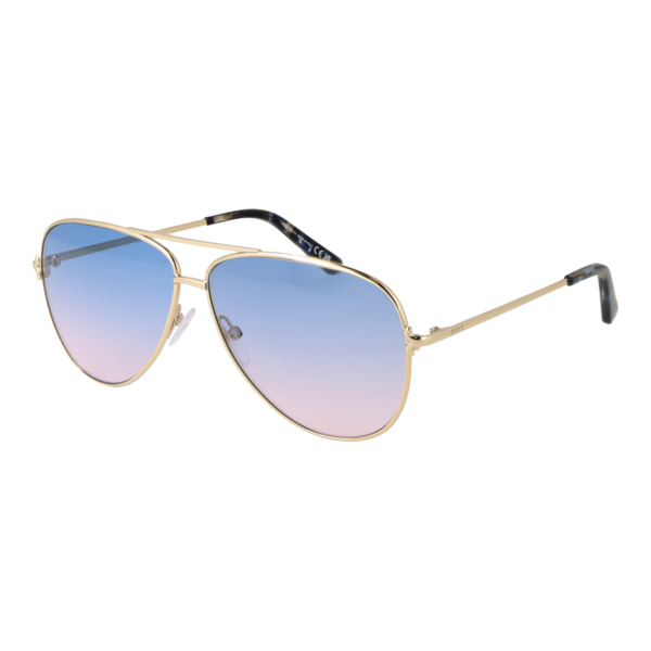 Pucci Pilotenbrille Sonnenbrille EP0229 6032W in Gold – 45° Seitenansicht