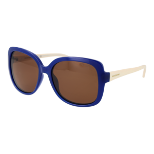 Skechers Schmetterling Sonnenbrille SE6126 5892H in Blau – 45° Seitenansicht