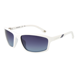 Skechers Sport Sonnenbrille SE6130 6221D in Weiß – 45° Seitenansicht