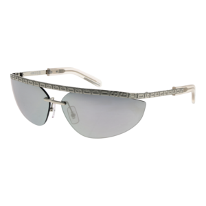 GCDS Browline Sonnenbrille GD0051 7116C in Silber – 45° Seitenansicht