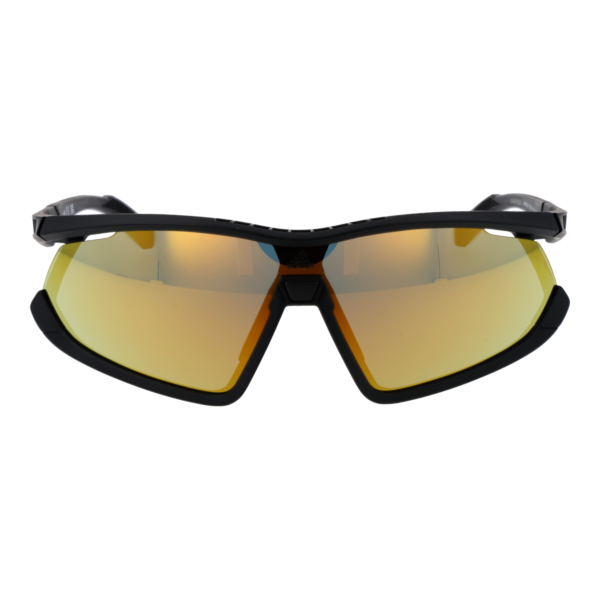 Adidas Sport Sonnenbrille SP0055-F 0002G – Frontansicht mit Kunststoff Rahmen und Gelb Gläsern