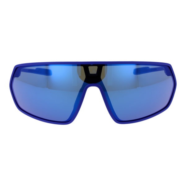 Adidas Sport Sonnenbrille SP0089 0091Q – Frontansicht mit Kunststoff Rahmen und Blau Gläsern