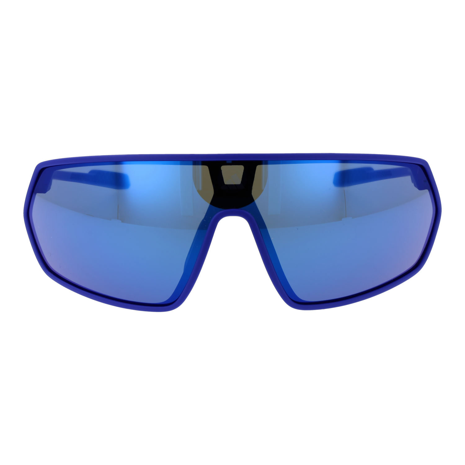Adidas Sport Sonnenbrille SP0089 0091Q – Frontansicht mit Kunststoff Rahmen und Blau Gläsern
