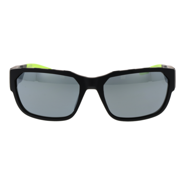 Adidas Sport Sonnenbrille SP0092 5802C – Frontansicht mit Kunststoff Rahmen und Silber Gläsern